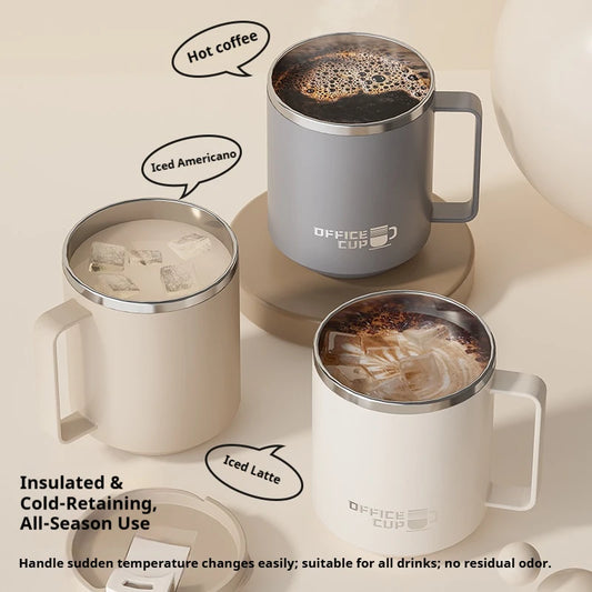 MugLife 480ML thermal mug in black with leak-proof lid