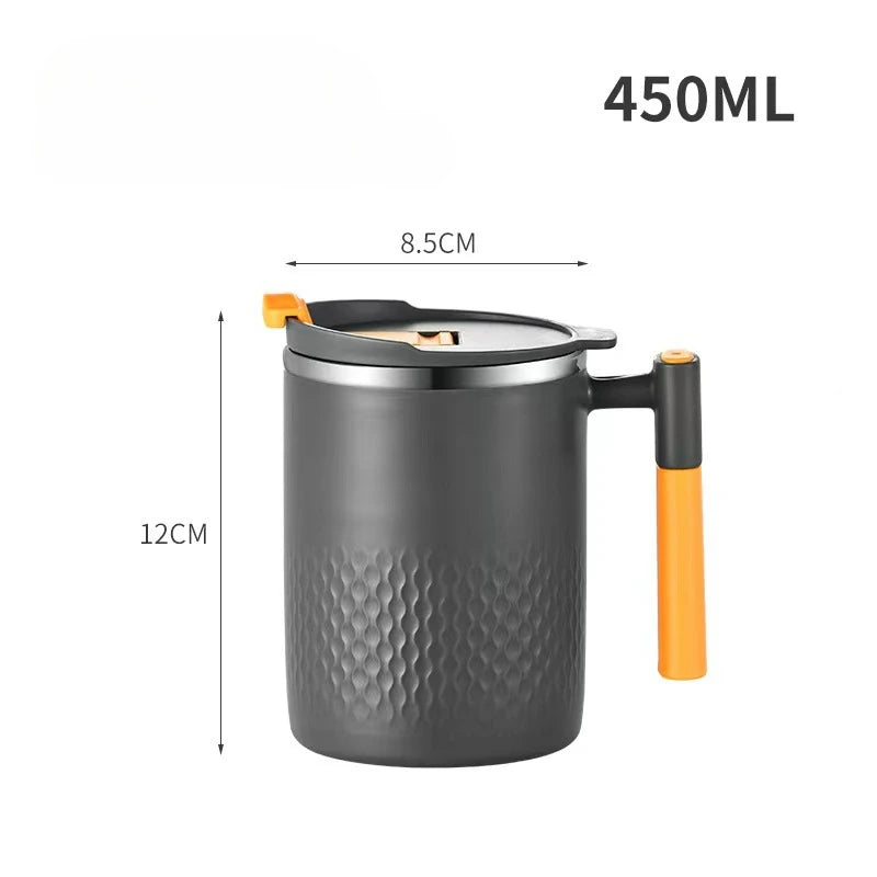 MugLife Style A heat-resistant coffee mug 450ml – leakproof lid stainless steel