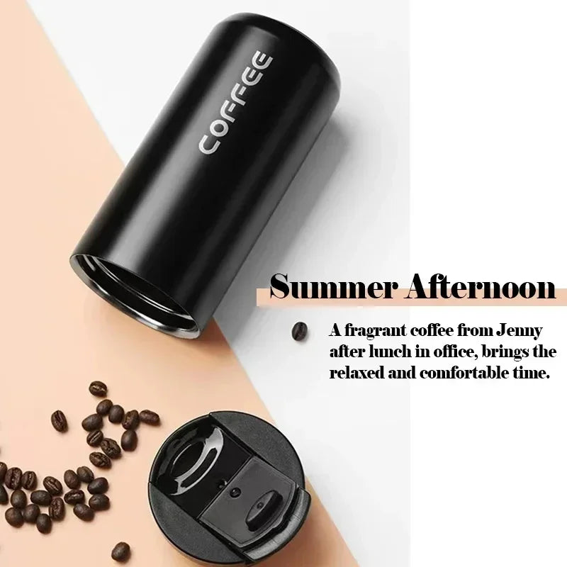 MugLife car thermos flask in cup holder – 400ml BPA-free stainless steel
