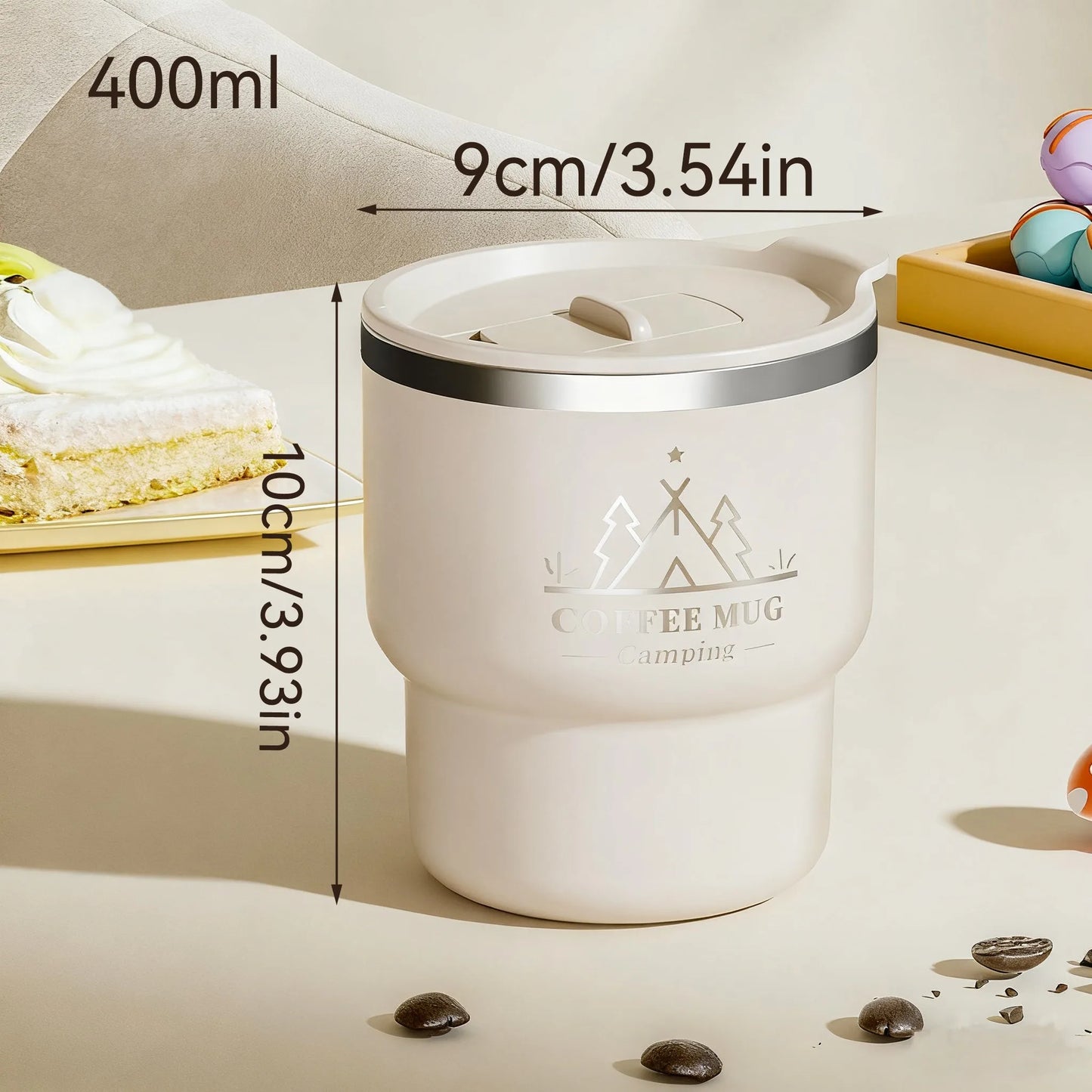 MugLife nature tone insulated cup – stylish gift idea under $20 for coffee lovers
