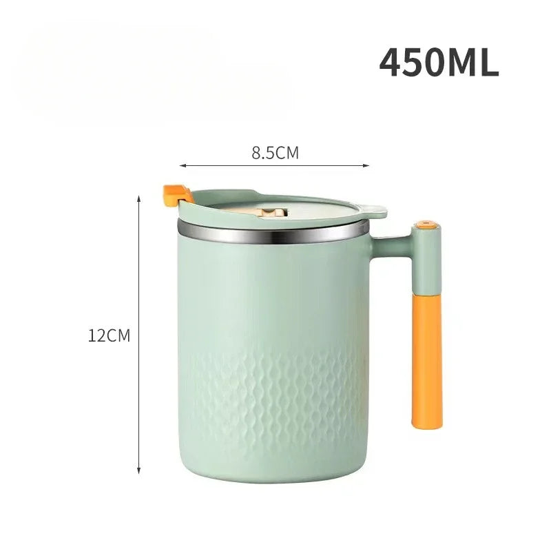 MugLife Style C heat-resistant coffee mug – 450ml leakproof lid premium gift