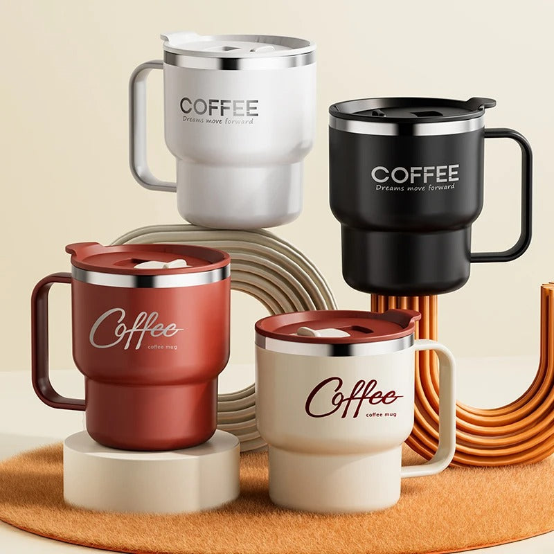 MugLife double wall insulated coffee cup with handle – full product lineup