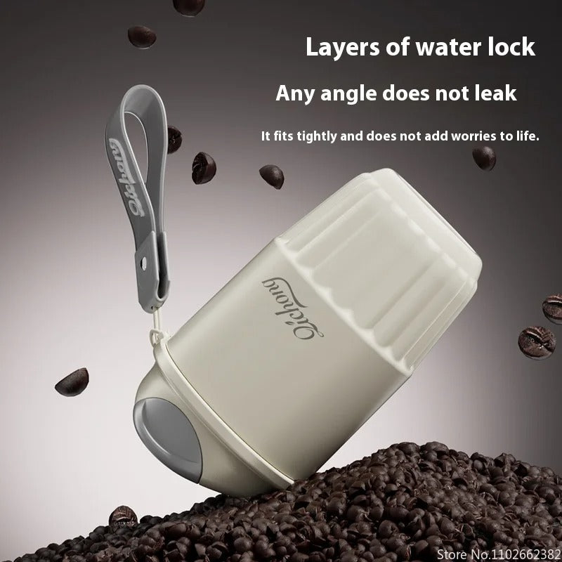 410ml vacuum insulated coffee thermos – MugLife slim portable travel design
