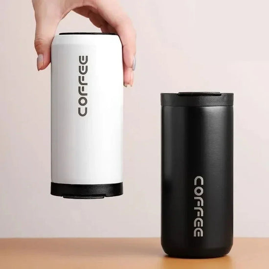 Wide Mouth Car Thermos Flask 400ml – Vacuum Insulated Steel